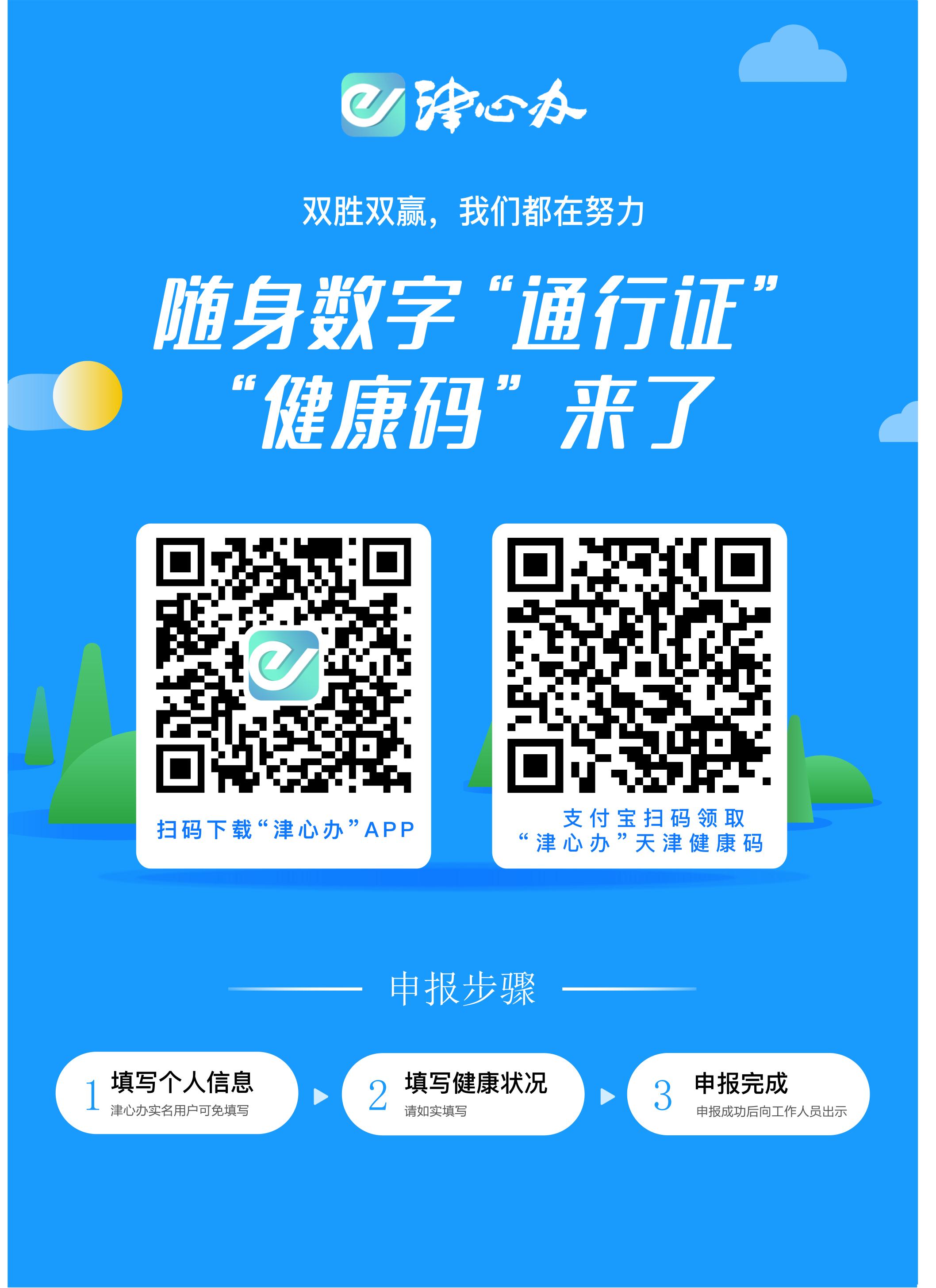 【健康提示】天津“健康碼”明白紙
