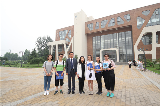 韓國大真大學國際交流科科長一行來百事3平台參觀訪問